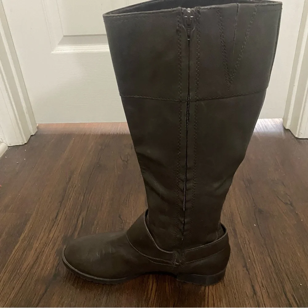 Lauren Ralph Lauren Sulita Harness Riding Boot Brown 9 M - Picture 6 of 14